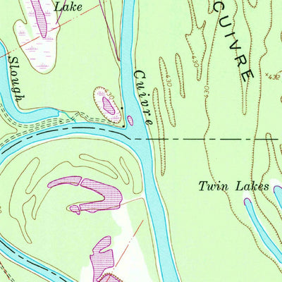 United States Geological Survey Winfield, MO-IL (1954, 24000-Scale) digital map