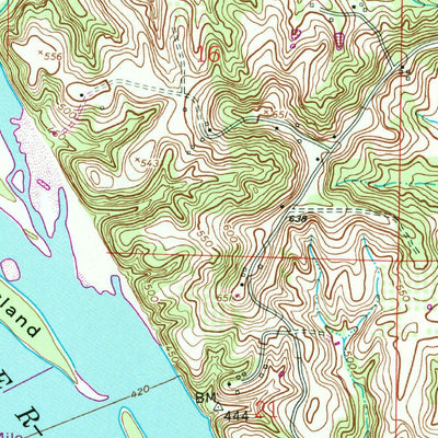 United States Geological Survey Winfield, MO-IL (1954, 24000-Scale) digital map