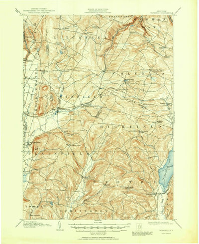 United States Geological Survey Winfield, NY (1907, 62500-Scale) digital map