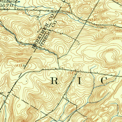 United States Geological Survey Winfield, NY (1907, 62500-Scale) digital map