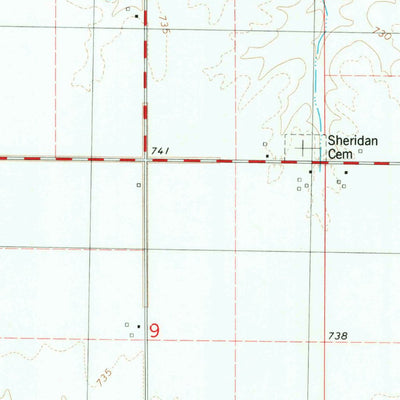 United States Geological Survey Winfield South, IA (1981, 24000-Scale) digital map