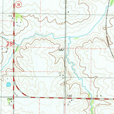 United States Geological Survey Winfield South, IA (1981, 24000-Scale) digital map
