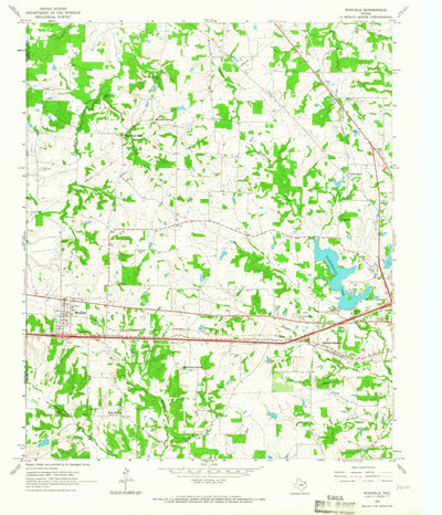 United States Geological Survey Winfield, TX (1965, 24000-Scale) digital map