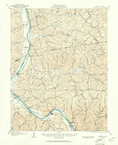 United States Geological Survey Winfield, WV (1906, 62500-Scale) digital map