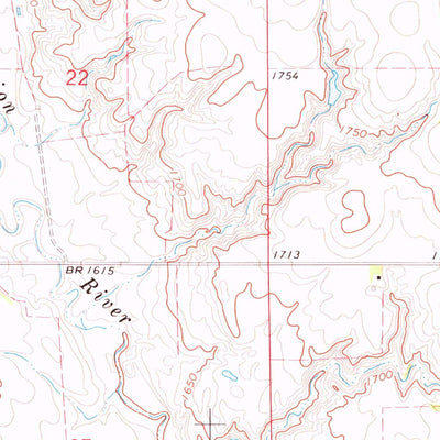 United States Geological Survey Winfred, SD (1971, 24000-Scale) digital map