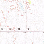 United States Geological Survey Winfred SE, SD (1971, 24000-Scale) digital map