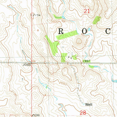 United States Geological Survey Wing SW, ND (1975, 24000-Scale) digital map