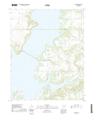 United States Geological Survey Winganon, OK (2022, 24000-Scale) digital map