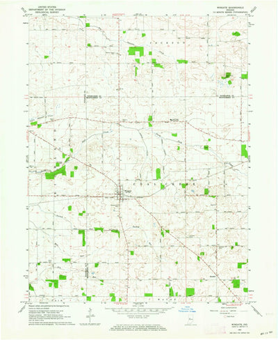 United States Geological Survey Wingate, IN (1962, 24000-Scale) digital map