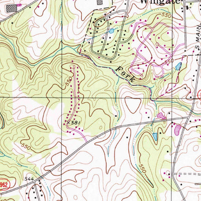 United States Geological Survey Wingate, NC (2002, 24000-Scale) digital map