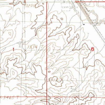 United States Geological Survey Winifred East, MT (1985, 24000-Scale) digital map
