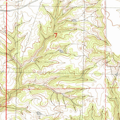 United States Geological Survey Winifred West, MT (1985, 24000-Scale) digital map