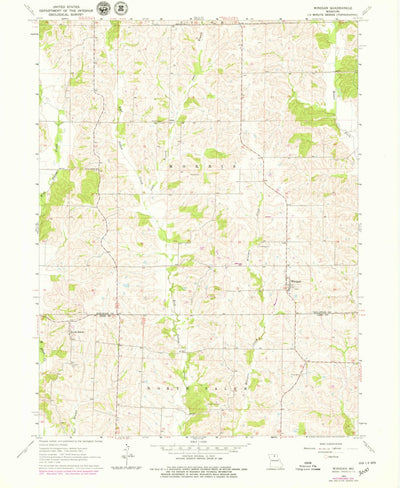 United States Geological Survey Winigan, MO (1963, 24000-Scale) digital map
