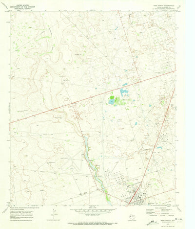 United States Geological Survey Wink North, TX (1970, 24000-Scale) digital map