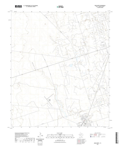 United States Geological Survey Wink North, TX (2022, 24000-Scale) digital map