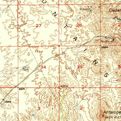 United States Geological Survey Winkelman, AZ (1951, 62500-Scale) digital map