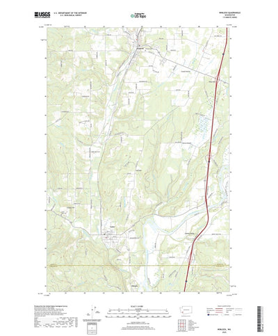 United States Geological Survey Winlock, WA (2020, 24000-Scale) digital map