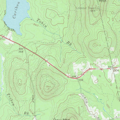United States Geological Survey Winn, ME (1960, 62500-Scale) digital map