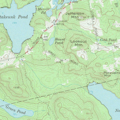 United States Geological Survey Winn, ME (1960, 62500-Scale) digital map
