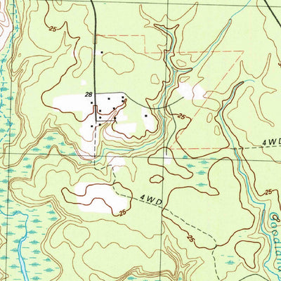 United States Geological Survey Winnabow, NC (1990, 24000-Scale) digital map