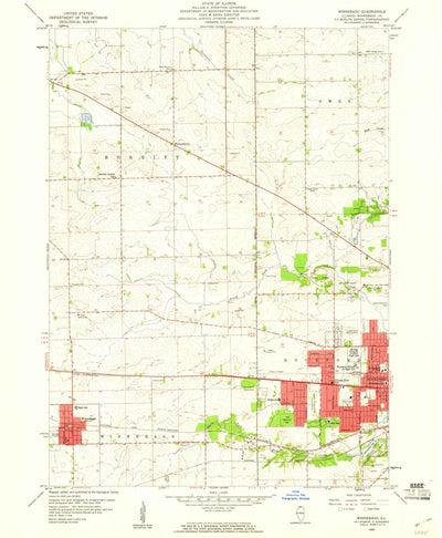 United States Geological Survey Winnebago, IL (1959, 24000-Scale) digital map