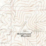 United States Geological Survey Winnemucca Mountain, NV (1982, 24000-Scale) digital map