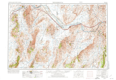 United States Geological Survey Winnemucca, NV (1955, 250000-Scale) digital map
