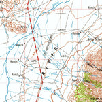 United States Geological Survey Winnemucca, NV (1955, 250000-Scale) digital map