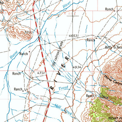 United States Geological Survey Winnemucca, NV (1955, 250000-Scale) digital map