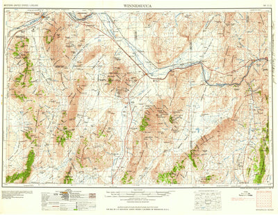 United States Geological Survey Winnemucca, NV (1958, 250000-Scale) digital map
