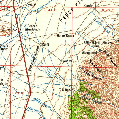 United States Geological Survey Winnemucca, NV (1958, 250000-Scale) digital map