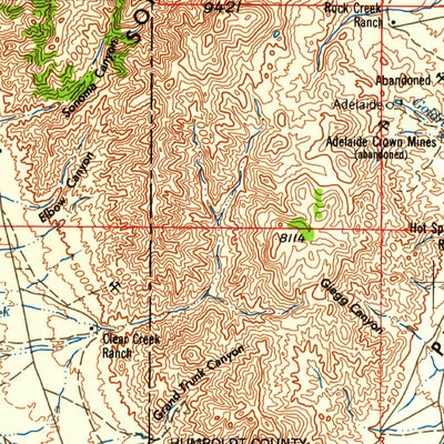 United States Geological Survey Winnemucca, NV (1958, 250000-Scale) digital map