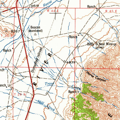 United States Geological Survey Winnemucca, NV (1962, 250000-Scale) digital map