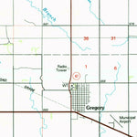 United States Geological Survey Winner, SD (1986, 100000-Scale) digital map