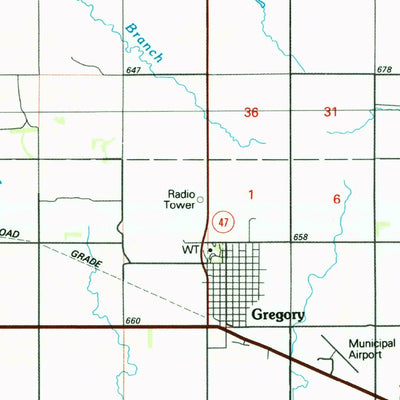 United States Geological Survey Winner, SD (1986, 100000-Scale) digital map