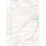 United States Geological Survey Winnett South, MT (1986, 24000-Scale) digital map