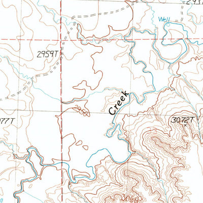 United States Geological Survey Winnett South, MT (1986, 24000-Scale) digital map