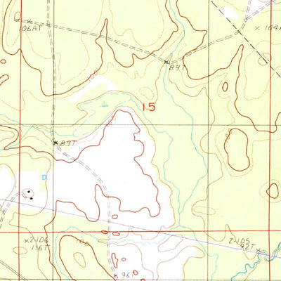 United States Geological Survey Winnfield East, LA (1984, 24000-Scale) digital map