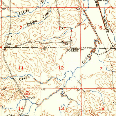 United States Geological Survey Winnfield, LA (1951, 62500-Scale) digital map
