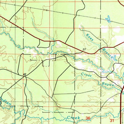 United States Geological Survey Winnfield, LA (1986, 100000-Scale) digital map