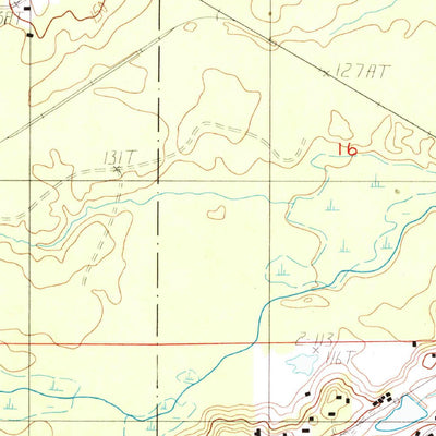 United States Geological Survey Winnfield West, LA (1984, 24000-Scale) digital map