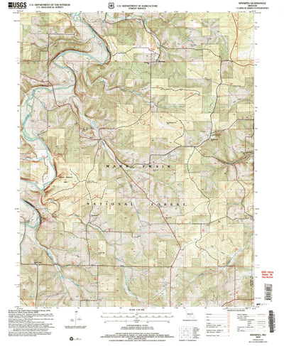 United States Geological Survey Winnipeg, MO (2004, 24000-Scale) digital map