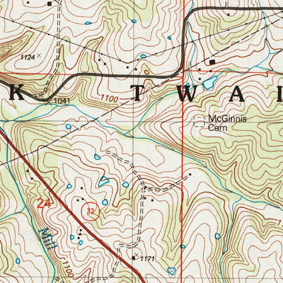 United States Geological Survey Winnipeg, MO (2004, 24000-Scale) digital map