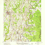United States Geological Survey Winnsboro, LA (1958, 62500-Scale) digital map