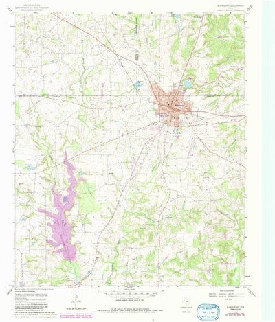 United States Geological Survey Winnsboro, TX (1960, 24000-Scale) digital map