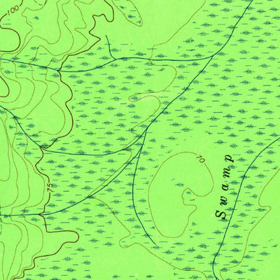 United States Geological Survey Winokur, GA (1966, 24000-Scale) digital map