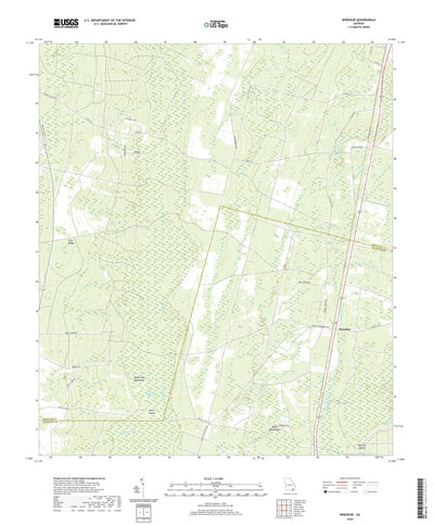 United States Geological Survey Winokur, GA (2020, 24000-Scale) digital map