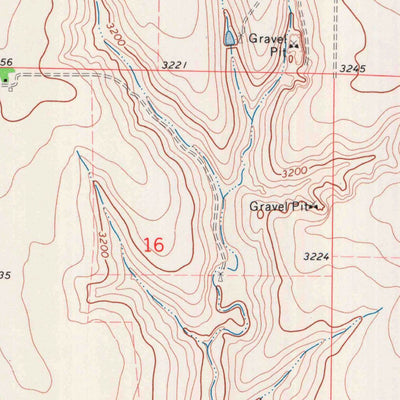 United States Geological Survey Winona, KS (1972, 24000-Scale) digital map