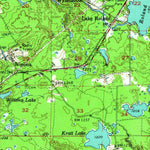 United States Geological Survey Winona, MI (1954, 62500-Scale) digital map