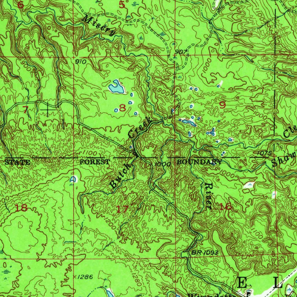 Winona, MI (1954, 62500-Scale) Map by United States Geological Survey ...